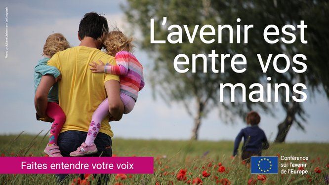 Affiche Conférence sur l'avenir de l'Europe