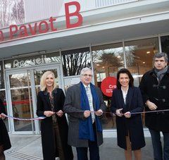 Inauguration de la Cité Universitaire Couffon-Pavot à Angers